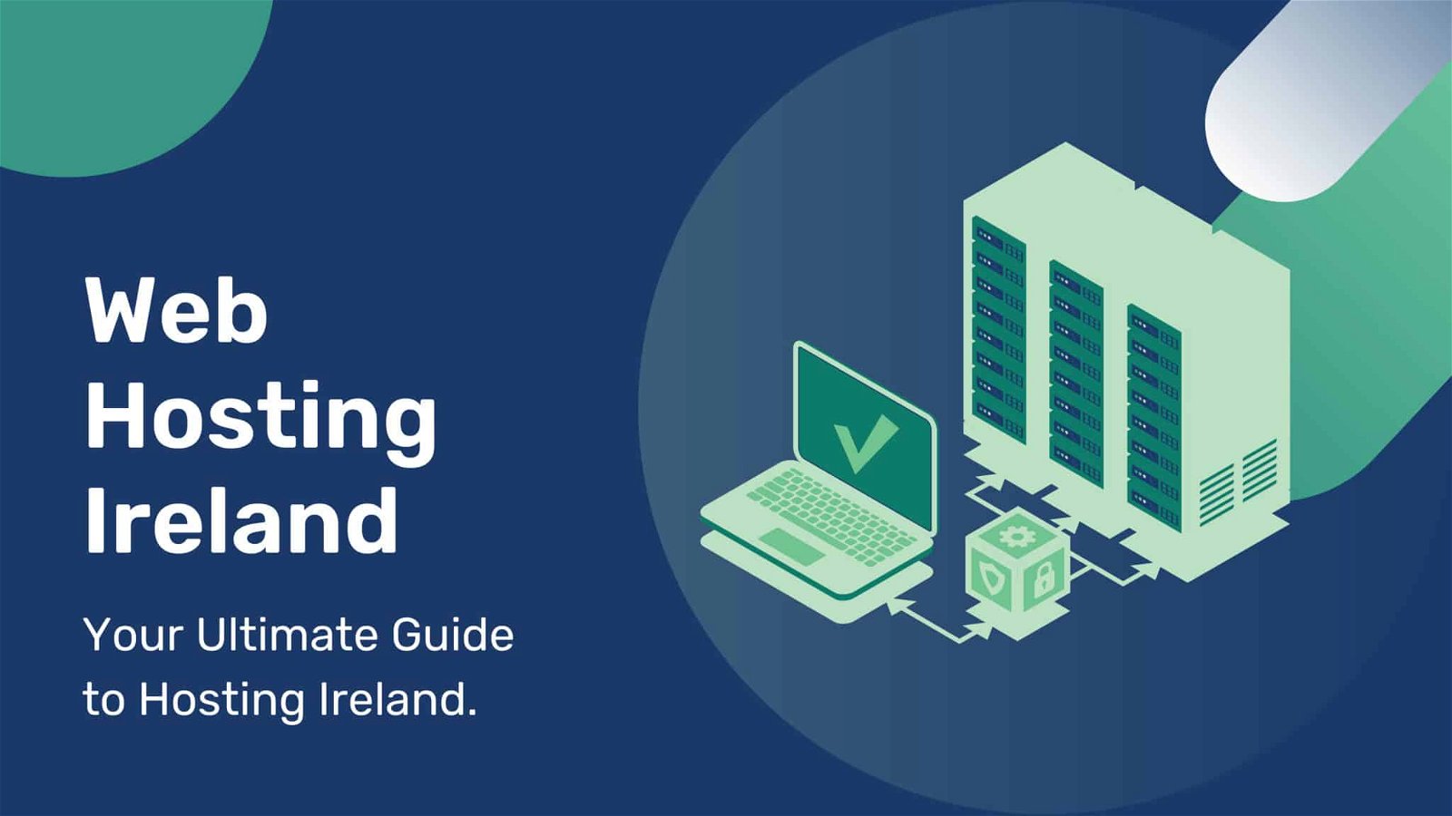 This image provides a guide to hosting services available in Ireland.