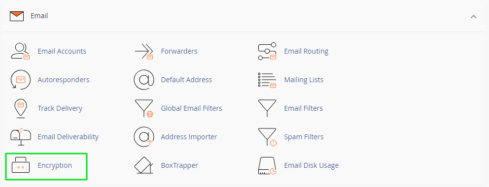 This image is showing the various features available for managing email accounts.