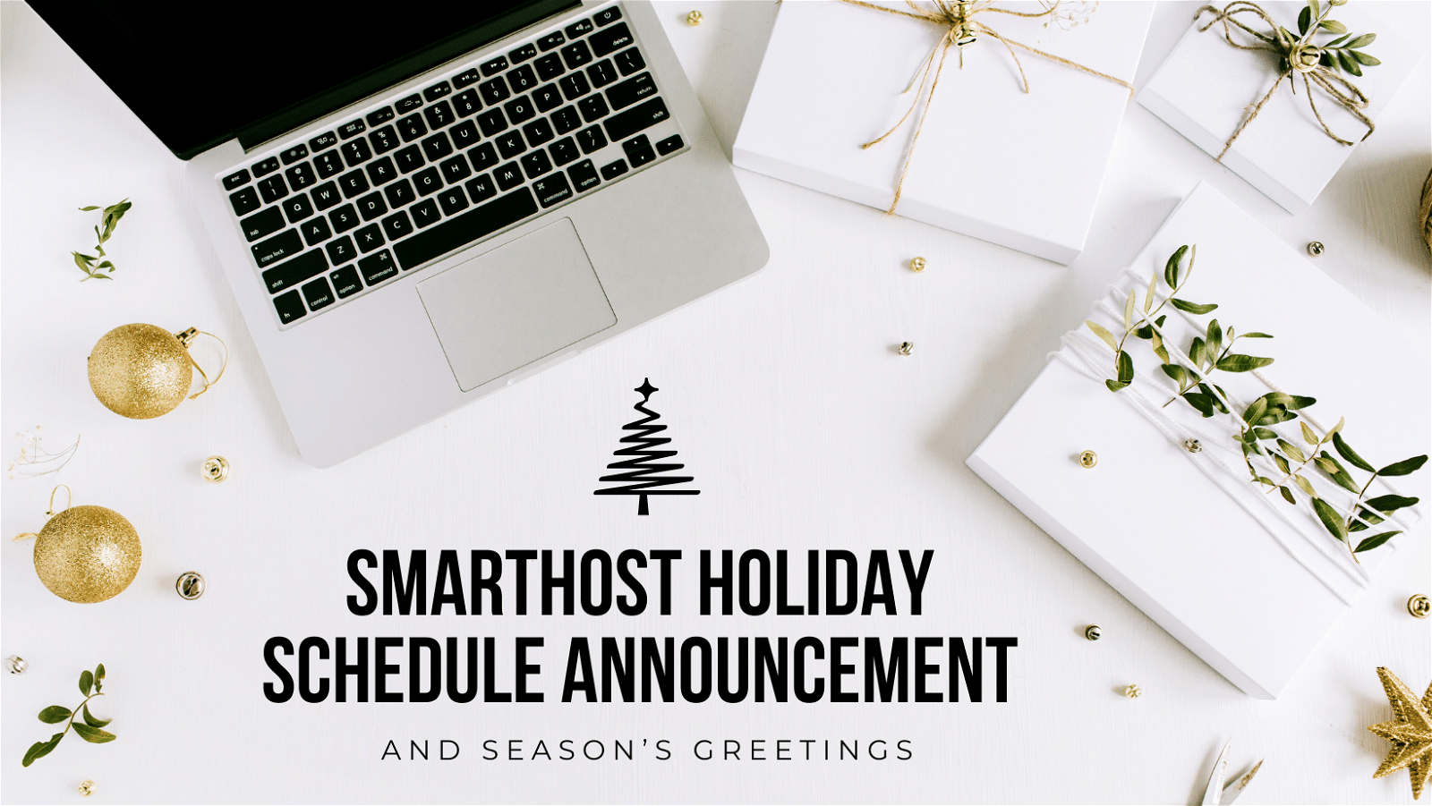 Smartest Christmas and New Year 2023 schedule announcement and season's greetings.