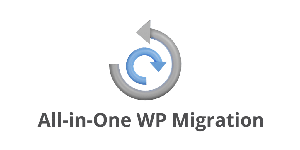 An image of the All In One WP Migration Logo, a plugin used for transferring your WordPress Website to SmartHost